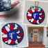 4th of July Door Hanger SVG File-For Laser Engraving